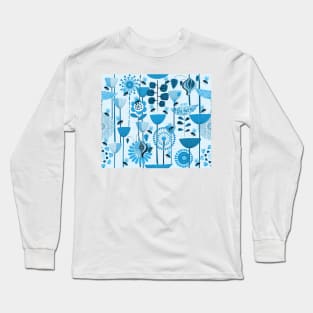 Where the bees fly (turquoise) Long Sleeve T-Shirt